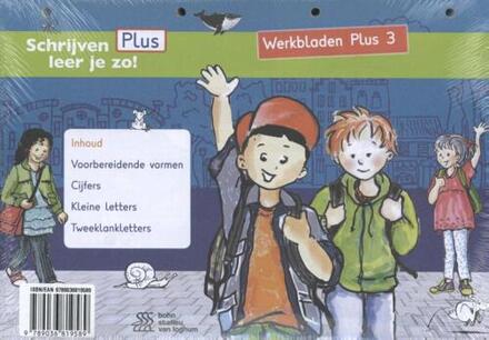 Schrijven leer je zo! - Werkbladen Plus 3 - Boek Henk Schweitzer (903681958X)