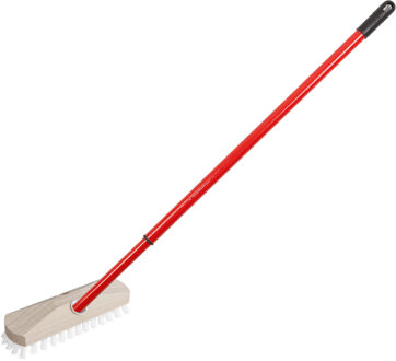 Schrobber - met telescoopsteel - 80-130 cm - schrobborstel - schoonmaakborstel