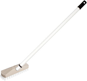 Schrobber - met telescoopsteel - 80-130 cm - schrobborstel - schoonmaakborstel