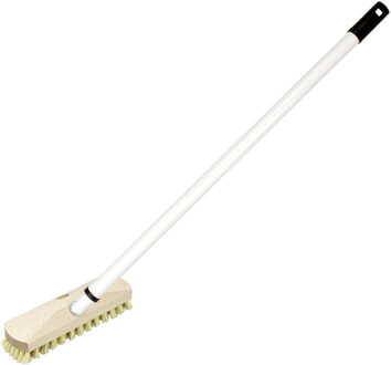 Schrobber - met telescoopsteel - 80-130 cm - schrobborstel - schoonmaakborstel