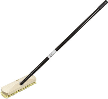 Schrobber - met telescoopsteel - 80-130 cm - schrobborstel - schoonmaakborstel