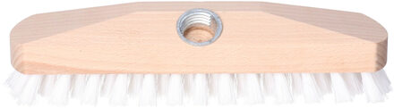 Schrobber - zachte borstel - 23 cm - hout - schrobborstel - schoonmaakborstel