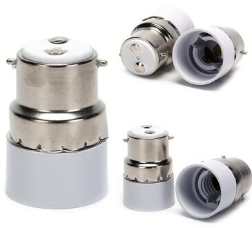 Schroef Led Lamp Socket B22 Om E14 Adapter Led Lamp Base Holder Converter Vuurvast Materiaal Voor Thuis Licht & Lighitng