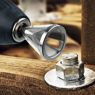 Schroef Ontbramen Band Reparatie Tools Silver Externe Afschuining Tool Boor Verwijderen Schroef Hoofd Burr Chuck Boor Accepteren zwart