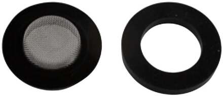 Schroefafdichting, rubber, 14,5 x 26 x 3/16 x 26,5 x 3 mm, met zeef voor toevoerslang 3/4" (2x) - 98697150