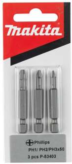 Schroefbit PH1/2/3x50mm 1/4"