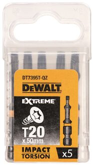 Schroefbits - Extreme Impact Torsion - Torx T20 Impact - 57mm - 5 Stuks