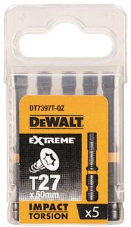 Schroefbits - Extreme Impact Torsion - Torx T27 Impact - 57mm - 5 Stuks