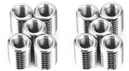 Schroefdraad Insert Rvs Insert Voor Hardware Reparatie Tools Insert Moer Draad Reparatie Kit M6 X 1.0 Vrouwelijke En M10 X