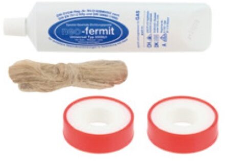 Schroefdraadafdichtingsset hennep, afdichtingstape en Neo-Fermit - 986714048