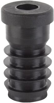 Schroefdraaddop Voor Vierkante Buis 20x20mm D25 M9 Zwart 4st.