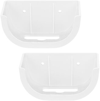 Schroefloze Wall Mount Vervanging Voor Eero 6 Wifi Router Houder Sterke Lijm Mount Eenvoudig Te Installeren Geen Gereedschap Geen Boren nodig 2stk