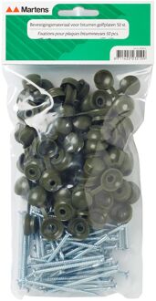 Schroeven Voor Bitumen Golfplaten - Groen - 50 Stuks