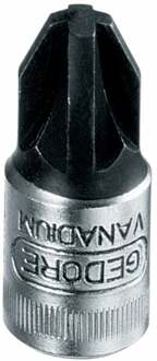 "Schroevendr.-inzets. 1/4""PZ2 Gedore"