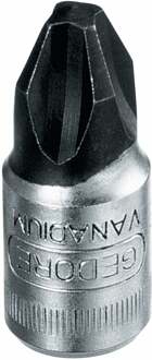 "Schroevendraaier-inzetstuk DIN3120-C 1/4"", PH1 GEDORE"