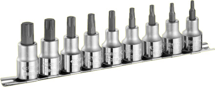 schroevendraaierdoppenset Torx® 1/2" | 9-delig | E032936 - E032936