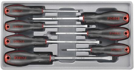 Schroevendraaierset Plat & Kruiskop 7 delig 20713