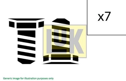 Schroevenset, vliegwiel