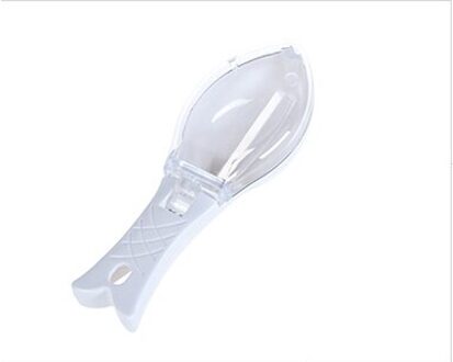 Schubben Raspen Schraper Vis Schoonmaken Tool Schrapen Schalen Apparaat Met Cover Home Kitchen Koken Vissen Tool Kitchengadget wit