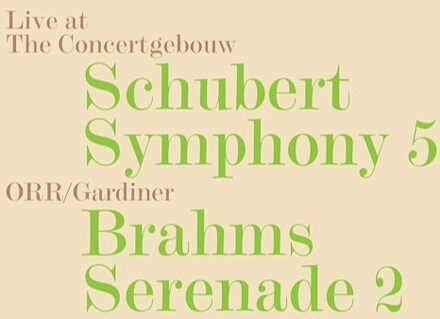 Schubert Brahms - Symphony No 5 In
