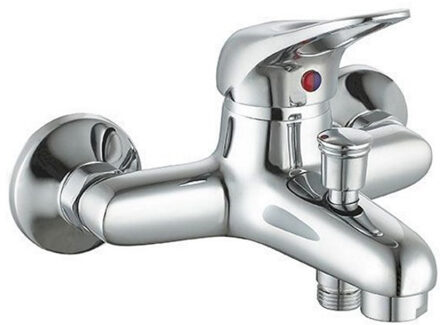 SCHÜTTE Bad-/douchemengkraan PORTO chroom Zilver