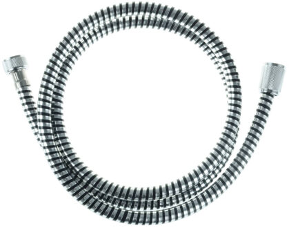 SCHÜTTE Elmo 200 Doucheslang - Kunststof - 200 cm - Zwart/Chroom