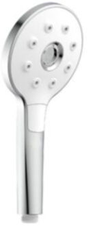 Schütte Handdouche Schutte Perruzi 15 cm Chroom/Wit Chroom-wit