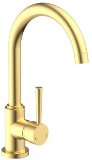 Schütte SCH??TTE Keukenmengkraan met ronde uitloop CORNWALL matgoud