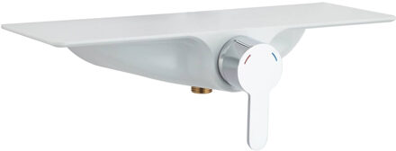 Schütte SCHÜTTE Douchemengkraan met schap WATERWAY Wit