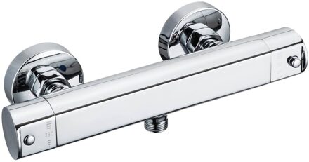 Schütte SCHÜTTE Douchemengkraan thermostatisch VITA chroomkleurig Zilver