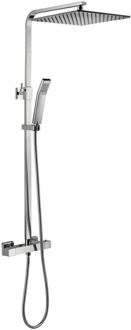 Schütte SCHÜTTE Douchesysteem SUMBA dubbel thermostatisch Zilver