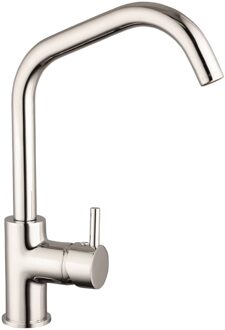 Schütte SCHÜTTE Eenknopsmengkraan met hoge uitloop CASALLA chroomkleurig Zilver