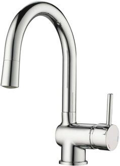 Schütte SCHÜTTE Eenknopsmengkraan met LED STELLA chroomkleurig Zilver