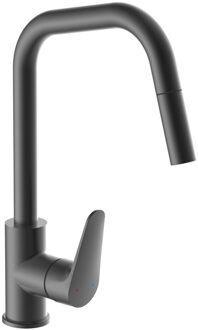 Schütte SCHÜTTE Keukenmengkraan met uittrekbare uitloop SEATTLE matgrafiet