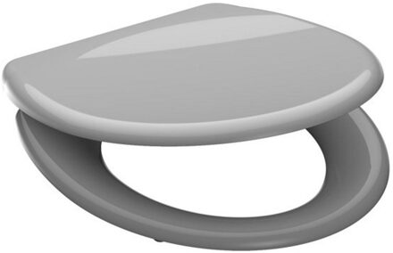 Schütte SCHÜTTE Toiletbril met soft-close quick-release GREY duroplast Grijs