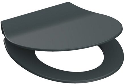 Schütte SCHÜTTE Toiletbril met soft-close SLIM ANTHRAZIT duroplast antraciet