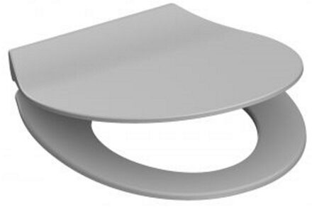 Schütte SCHÜTTE Toiletbril met soft-close SLIM GREY duroplast grijs