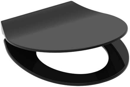 Schütte SCHÜTTE Toiletbril SLIM BLACK duroplast Zwart