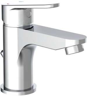 Schütte SCHÜTTE Wastafelmengkraan FUTURA DVGW chroomkleurig Zilver