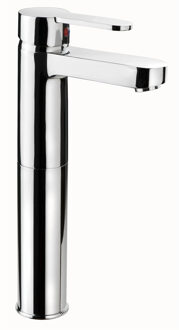 Schütte SCHÜTTE Wastafelmengkraan hoog ELEPHANT chroomkleurig Zilver