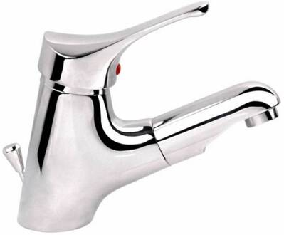 Schütte SCHÜTTE Wastafelmengkraan met uittrekbare uitloop ATTICA chroomkleurig Zilver