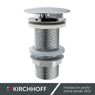 Schütte Schutte Afvoerwaste | Chroom | 1 1/4" x 100 mm | Zonder overloop - 98807310