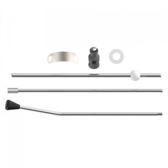 Schütte Schutte Excentrische hefinrichting | Chroom/zwart mat | Gebogen - 1202486