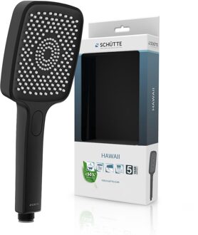 Schütte Schutte HAWAII Handdouche | Mat Zwart | Hoekig - 60226