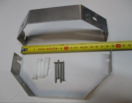 Schütte Schutte Hoekbevestiging voor douchepanelen | 180 mm | 2 stuks - 02181