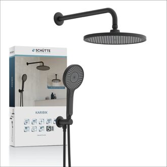 Schütte Schutte KARIBIK Complete doucheset | Mat Zwart - 60406
