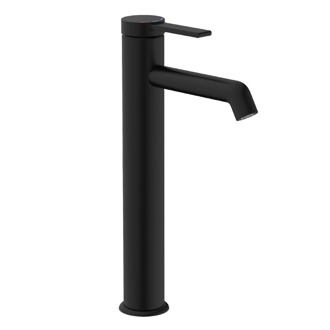 Schütte Schutte Los angeles hoge wastafelkraan zwart mat