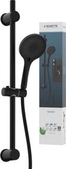 Schütte Schutte RAVEN doucherail set | Mat Zwart - 64926