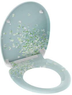 SCHÜTTE Toiletbril met soft-close quick-release FLOWER IN THE WIND Multicolor