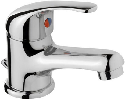 SCHÜTTE Wastafelmengkraan ATHOS PLUS chroomkleurig Zilver